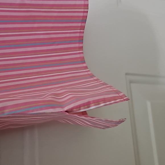 Lands’End Button Up 3/4 Sleeve Striped Shirt - Picture 8 of 10